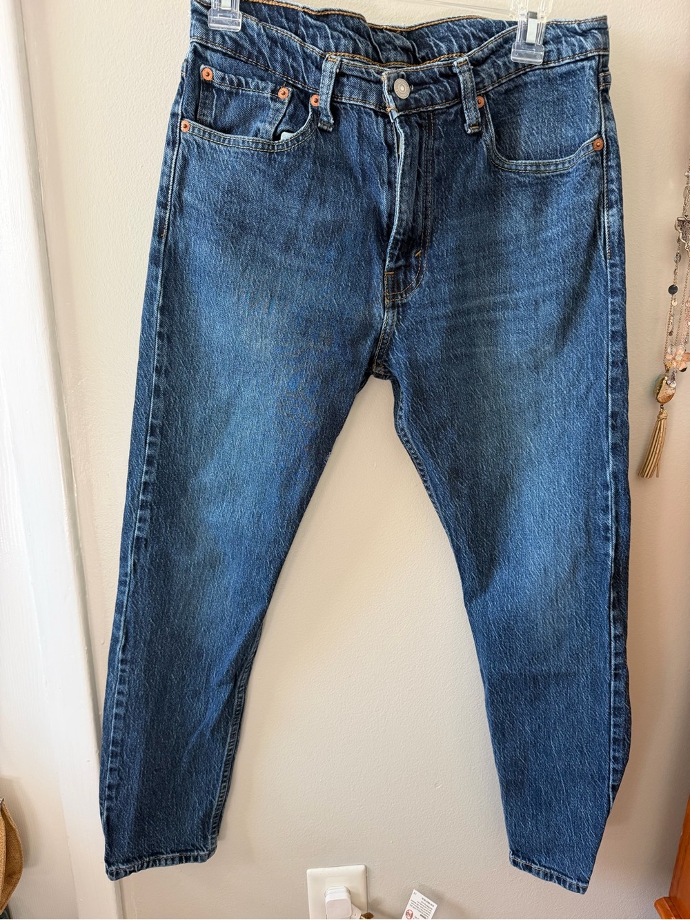 Levi's 512 Men's Dark Blue Straight Jeans 33W x 30 L